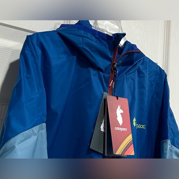Cotopaxi Women's 1X Teca Crop Jacket Blue Water Polo NWT Cropped Wind-Resistant - Picture 3 of 7